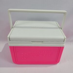 Coleman Bubblicious Vintage Plastic Pink 10 Quart Cooler Model 5205